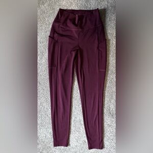 Soma Non-Stop Legging in Deep Burgundy